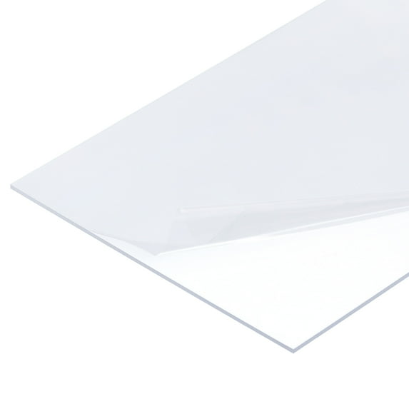 Uxcell 5pcs Clear Plastic Sheet Replacement Panel 4x6'' for Picture Frame, Crafts, 0.04'' Thick with Protective Film