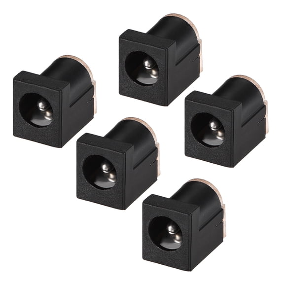 Uxcell 5pcs DC-012 5.5mmx2.1mm DC Power Jack Socket 3 Pin Female  Connector