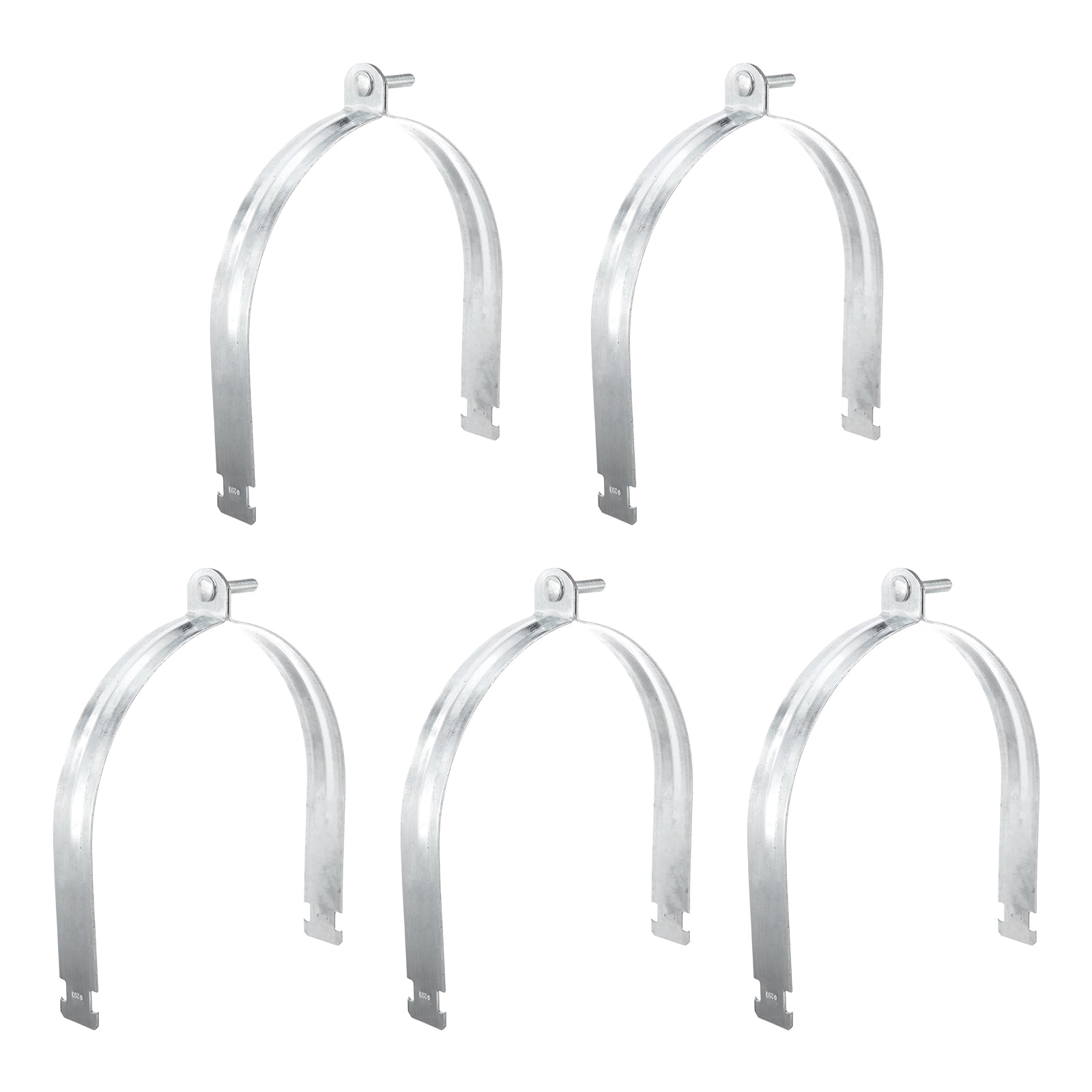 Uxcell 5pcs EMT Strut Clamp 7-7/8" Universal Carbon Steel Galvanized ...