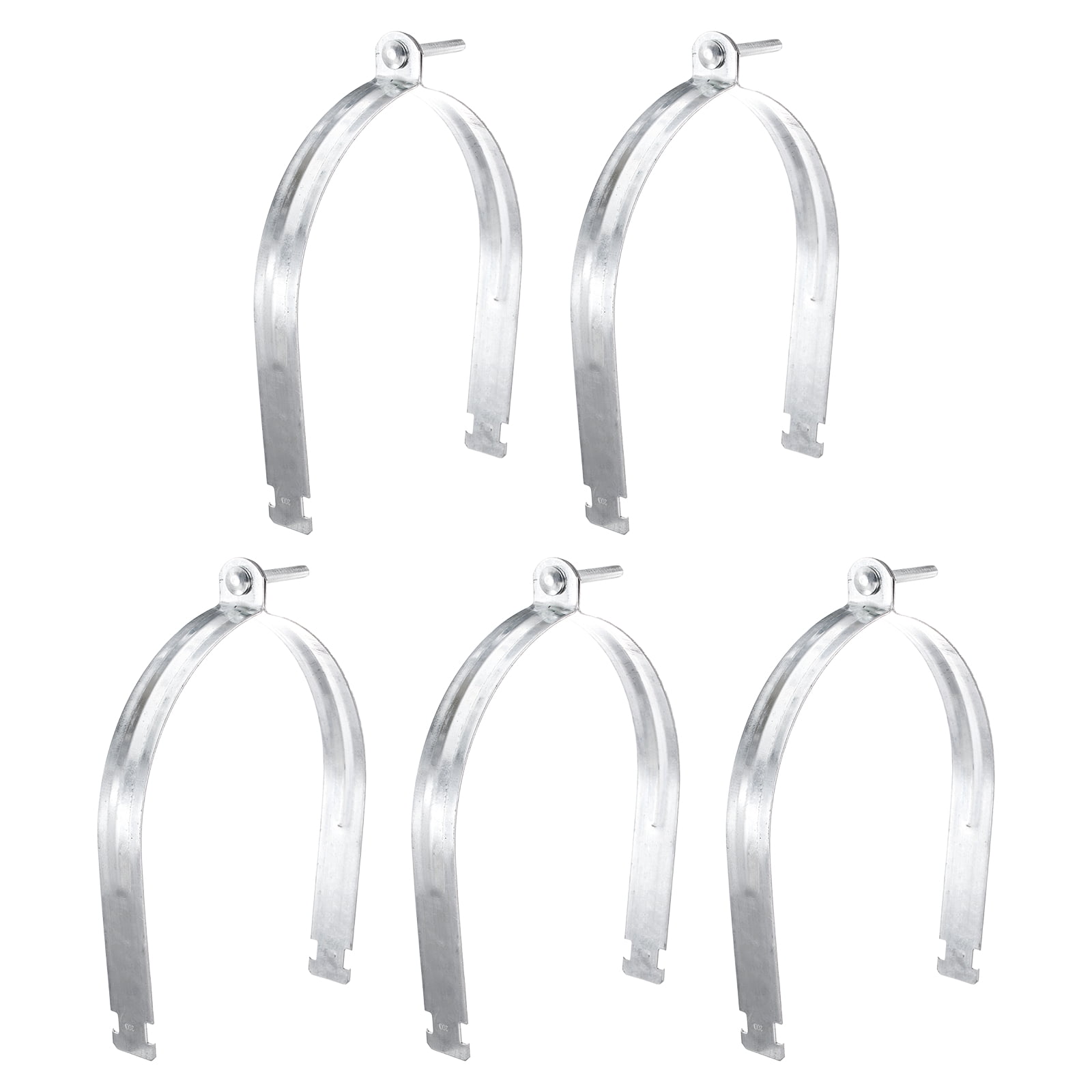 Uxcell 5pcs EMT Strut Clamp 8-1/2" Universal Carbon Steel Galvanized ...