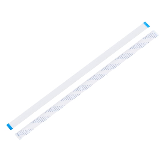 Uxcell 5pcs FFC Flexible Flat Cable, 20 Pins 0.5 mm Pitch 500mm FPC FFC Flexible Ribbon Cable for LCD TV Car Audio DVD Player Laptop (A Type)
