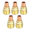 thumbnail image 1 of Uxcell 5pcs Gas Lens Collet Body 45V41 0.02" Welding Torch Consumables Kit for for TIG Welding Torch WP-9/20/25, 1 of 6