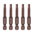 thumbnail image 1 of Uxcell 5pcs Hex Head Wrench Drill Bit 4mm(H4) Metric 1/4" Hex Shank 2"(50mm) Length S2 Steel Magnetic Impact Drivers Screwdriver Bit Industrial Grade Hexagon Electric Drill Bits, 1 of 8