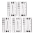 Uxcell 5pcs High Precision SEC Size Estimation Chart 8cm Covered for ...
