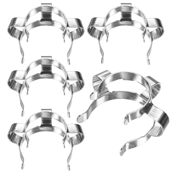 Uxcell 5pcs Lab Joint Clip Stainless Steel for 19/22 Ground Joint Lab Silver