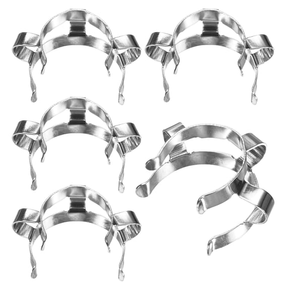 Uxcell 5pcs Lab Joint Clip Stainless Steel for 24/40 Ground Joint Lab Silver