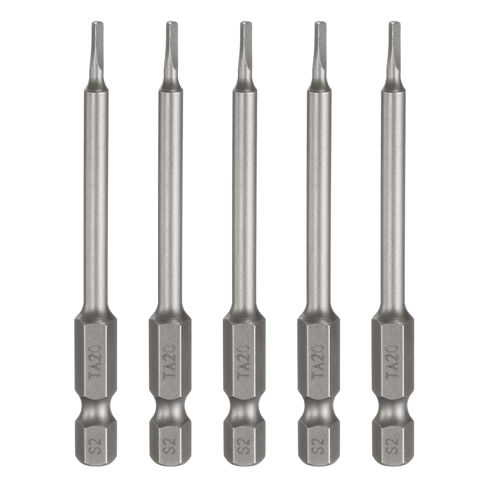 Uxcell 5pcs Magnetic Triangle Screwdriver Bit TA30 1/4