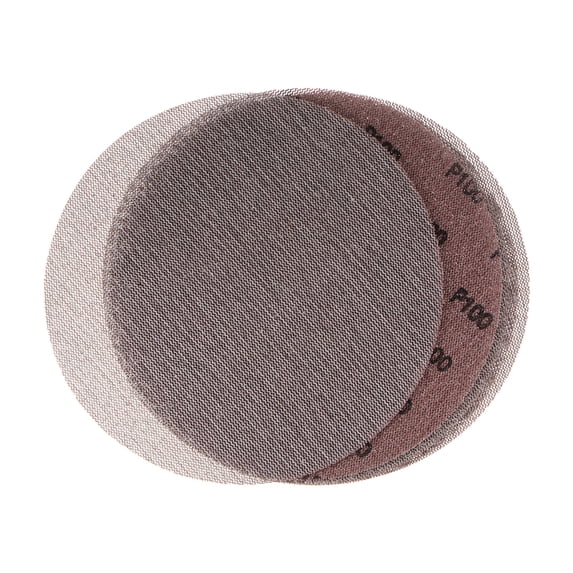 Uxcell 5pcs Mesh Sanding Discs 9 Inch Hook and Loop Sanding Net 100 Grits Dust Free Abrasive Pads for Wood Furniture