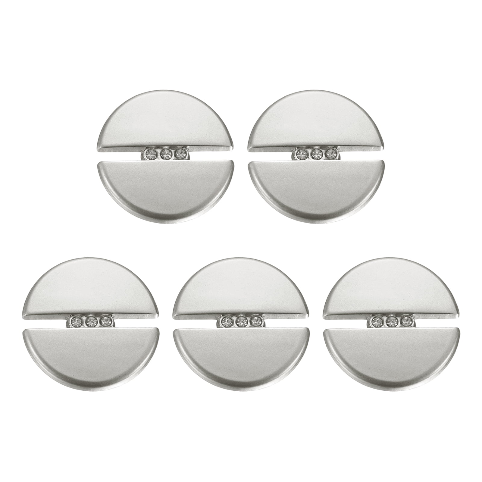 Uxcell 5pcs Metal Round Buttons 20mm Alloy Shank Sewing Craft Buttons ...