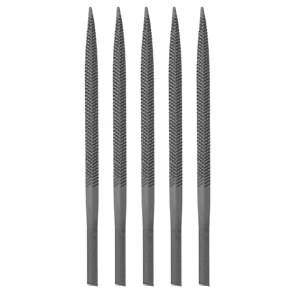 Uxcell 5pcs Pneumatic Air File 3/16" x 5" (5mm X 130mm) Square Extra Coarse Tooth Industrial Grade Files Tools for Reciprocating Saw Grinding Metal Polishing Milling Sharpening