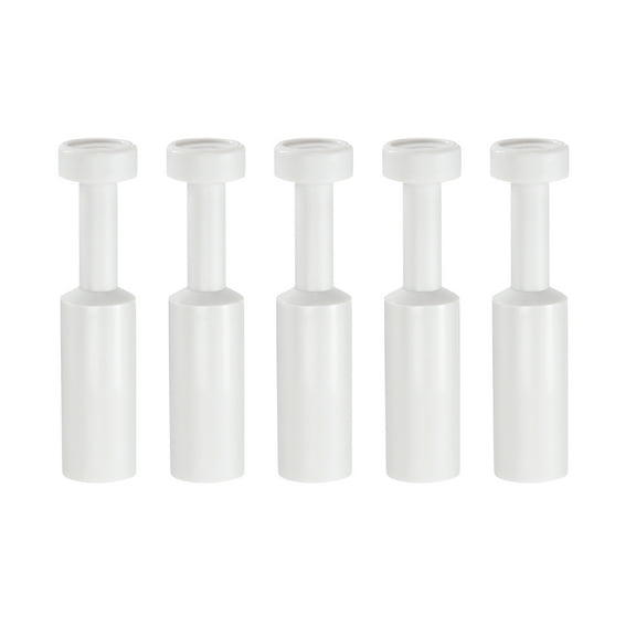 Uxcell 5pcs Push to Connect Fittings G 3/8" Cap Style Pneumatic Blanking Plugs for Water Gas Oil Pipe