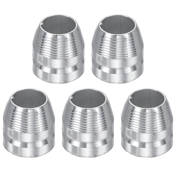 Uxcell 5pcs Round Axe Handle Wedge 10mm Bright Safety Metal Handle Wedges Hammer for Axe Claw Hammer Sledge, Silver