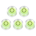 thumbnail image 1 of Uxcell 5pcs Round Bubble Level 12x6mm - Mini Circular Bullseye Spirit Levels Measuring Layout Tools for Leveling Camera/Tripod/Telescope/Workshop/Turntable/Pictures Frame, Green, 1 of 7