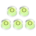 thumbnail image 1 of Uxcell 5pcs Round Bubble Level 15x8mm - Mini Circular Bullseye Spirit Levels Measuring Layout Tools for Leveling Camera/Tripod/Telescope/Workshop/Turntable/Pictures Frame, Green, 1 of 7