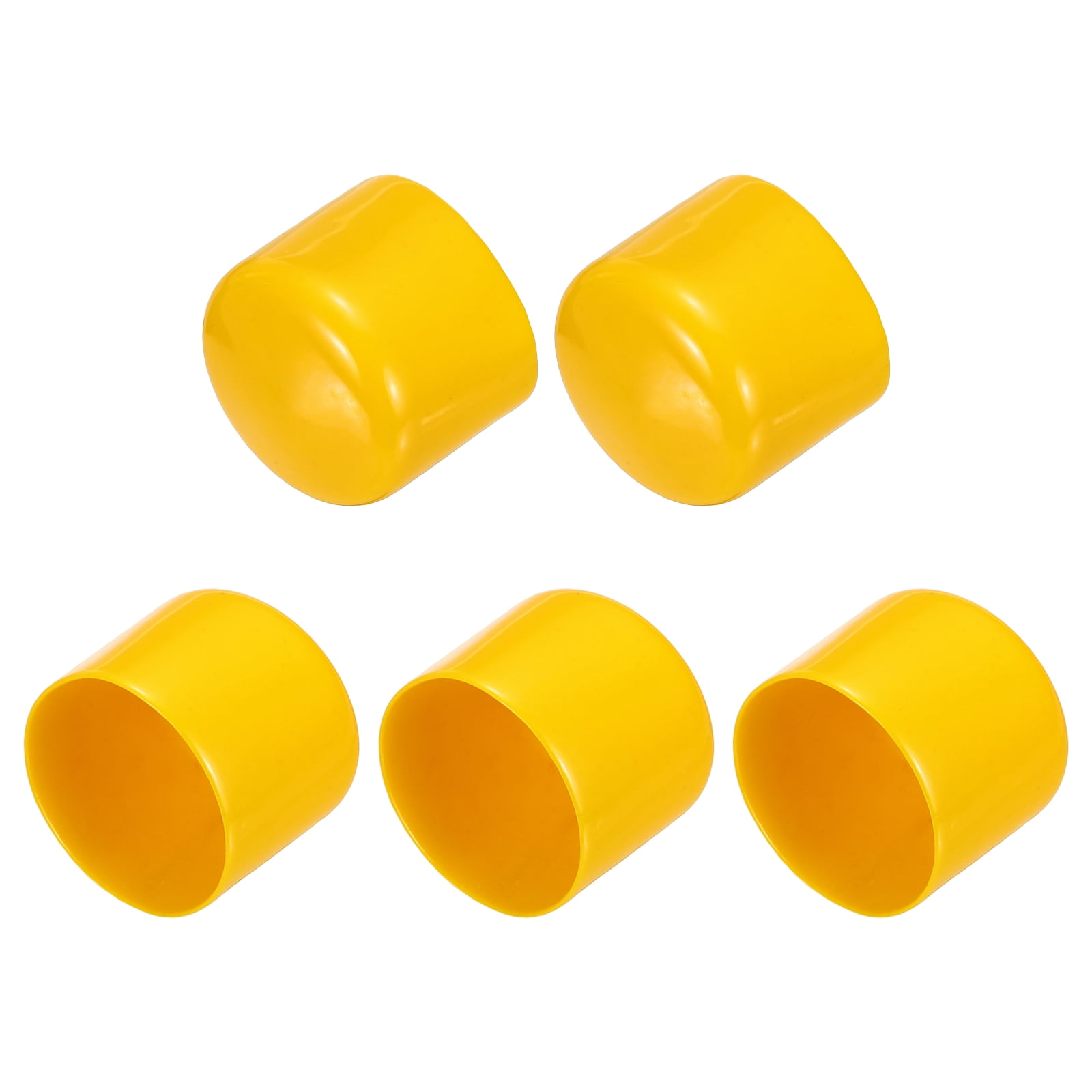 Uxcell 5Pcs Rubber End Caps 50mm(2 Inch) ID Vinyl Round Tube Bolt Cap ...