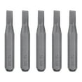 thumbnail image 1 of Uxcell 5pcs SL3.0 Slotted Screwdriver Bit 5/32" Hex Magnetic Flat Head S2 Steel, 1 of 6