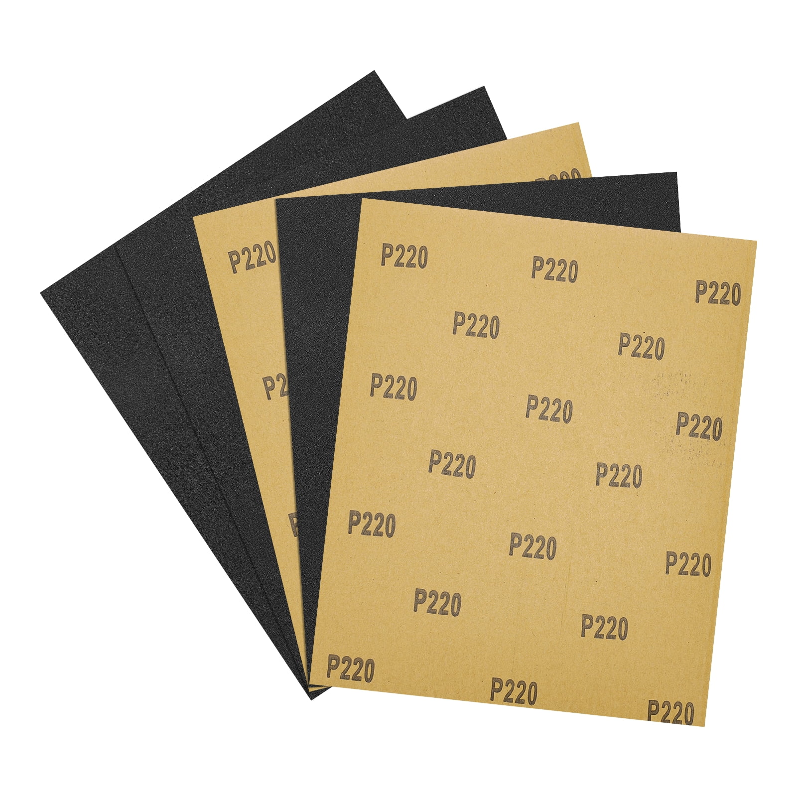 Uxcell 5pcs Sand Papers - [9 x 11 Inch x 220 Grits] Sandpaper Sheets ...