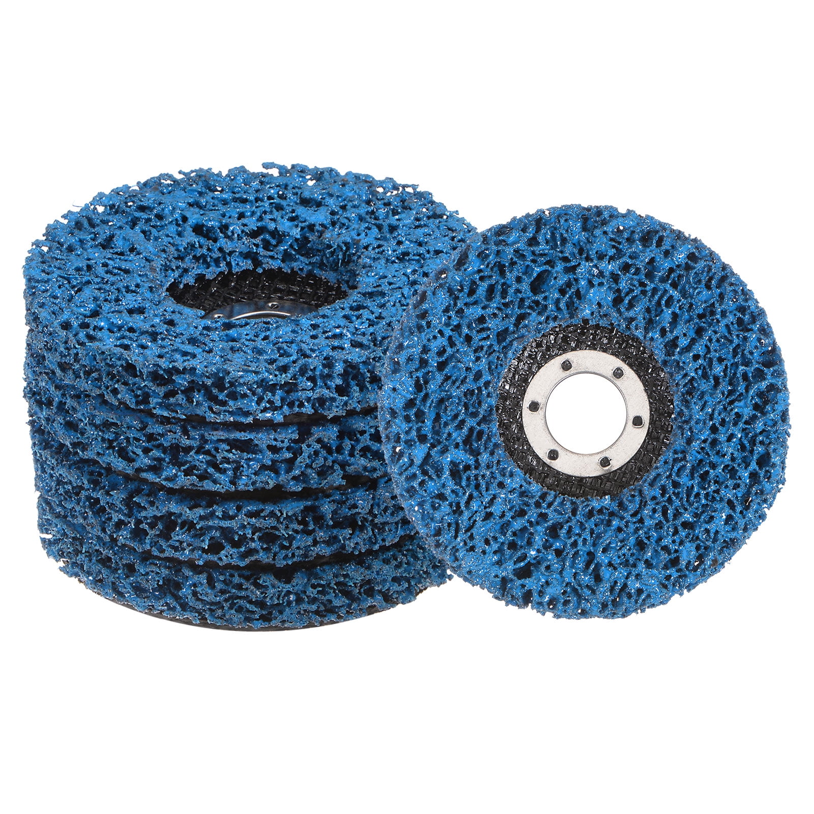 Uxcell 5pcs Strip Discs Stripping Wheels 41/2"x7/8" Rust Remover