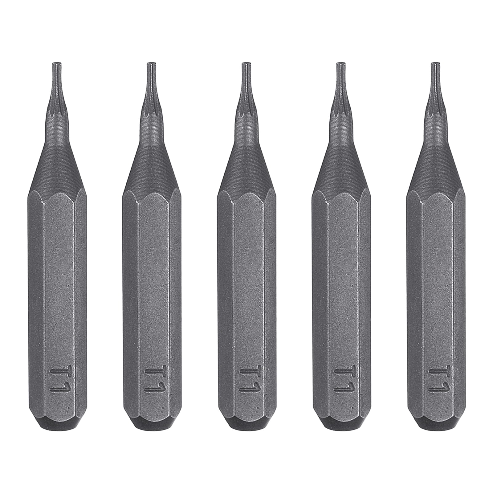 Uxcell 5pcs T1 Torx Screwdriver Bit 5/32