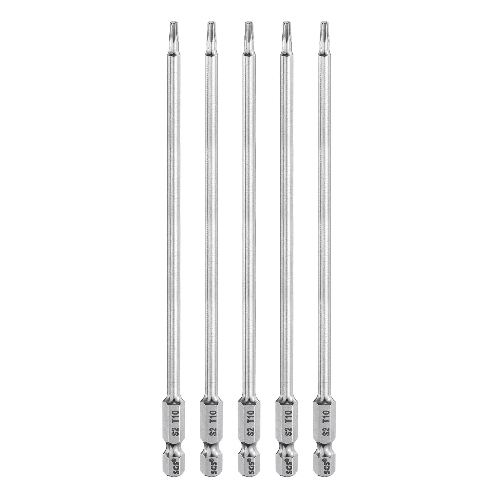 Uxcell 5pcs T10 Torx Bit 1/4