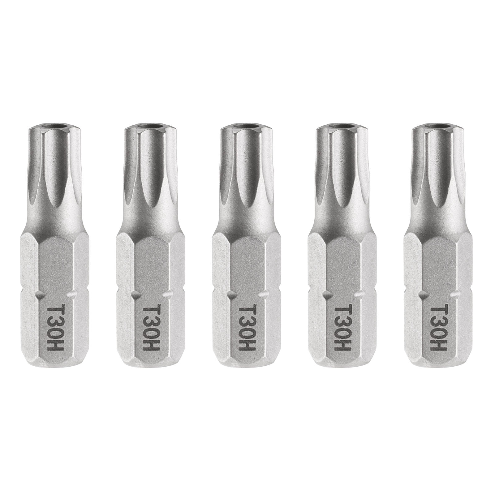 けーし Uxcell 5pcs T30H Torx Screwdriver Bit 1/4