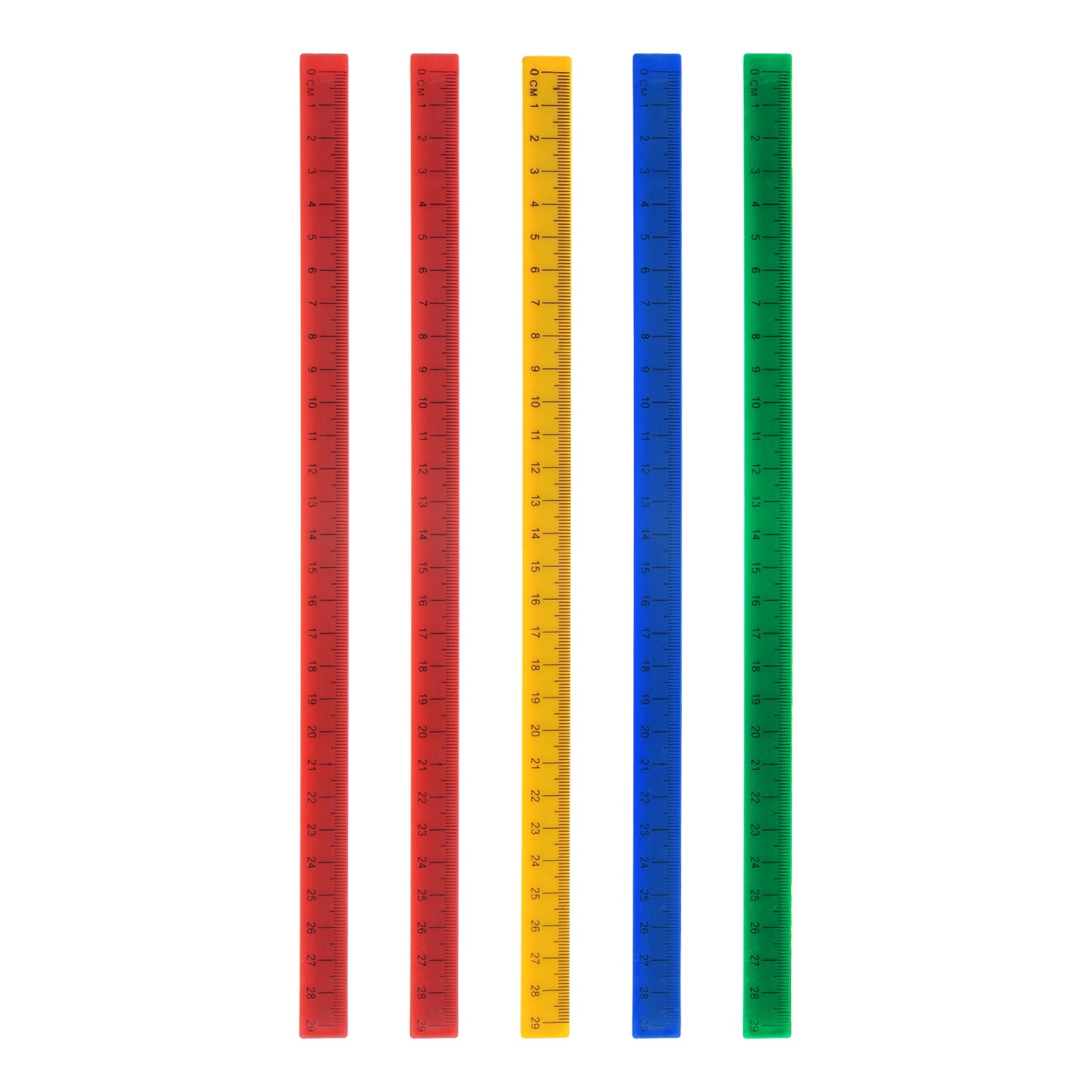 Uxcell 5pcs Whiteboard Ruler 29cm Metric Blackboard Straight