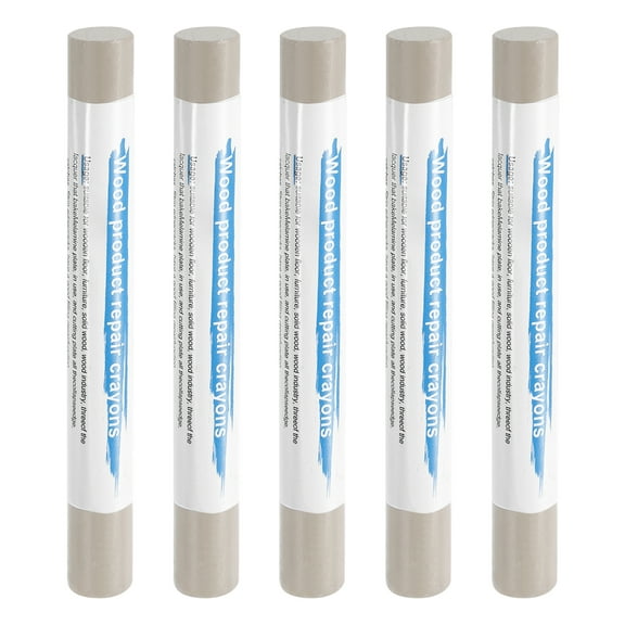 Uxcell 5pcs Wood Filler Sticks Wooden Wax Touch Up Furniture Repair Crayons for Scratch Cracks Hole Table Wood Floor, Deep Lilac