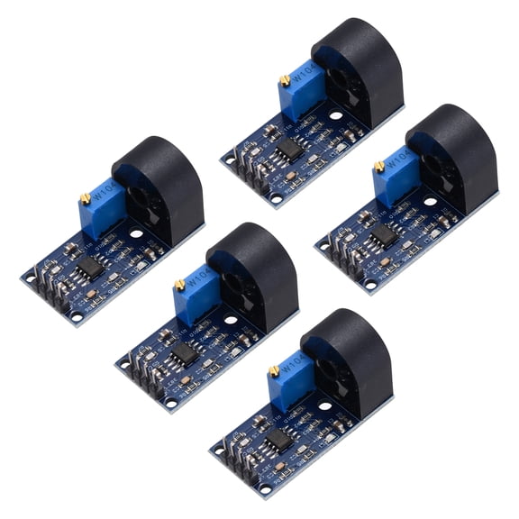 Uxcell 5pcs ZMCT103C Current Sensor Module 5A AC Single Phase Active Analog Signal Output Current Transformer Module for Detecting Current