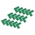 thumbnail image 1 of Uxcell 5s Location Marking Corner 2x2x0.8" 15 Pack L Shaped Floor Marker for Table, Desk, Floor, Green, 1 of 5