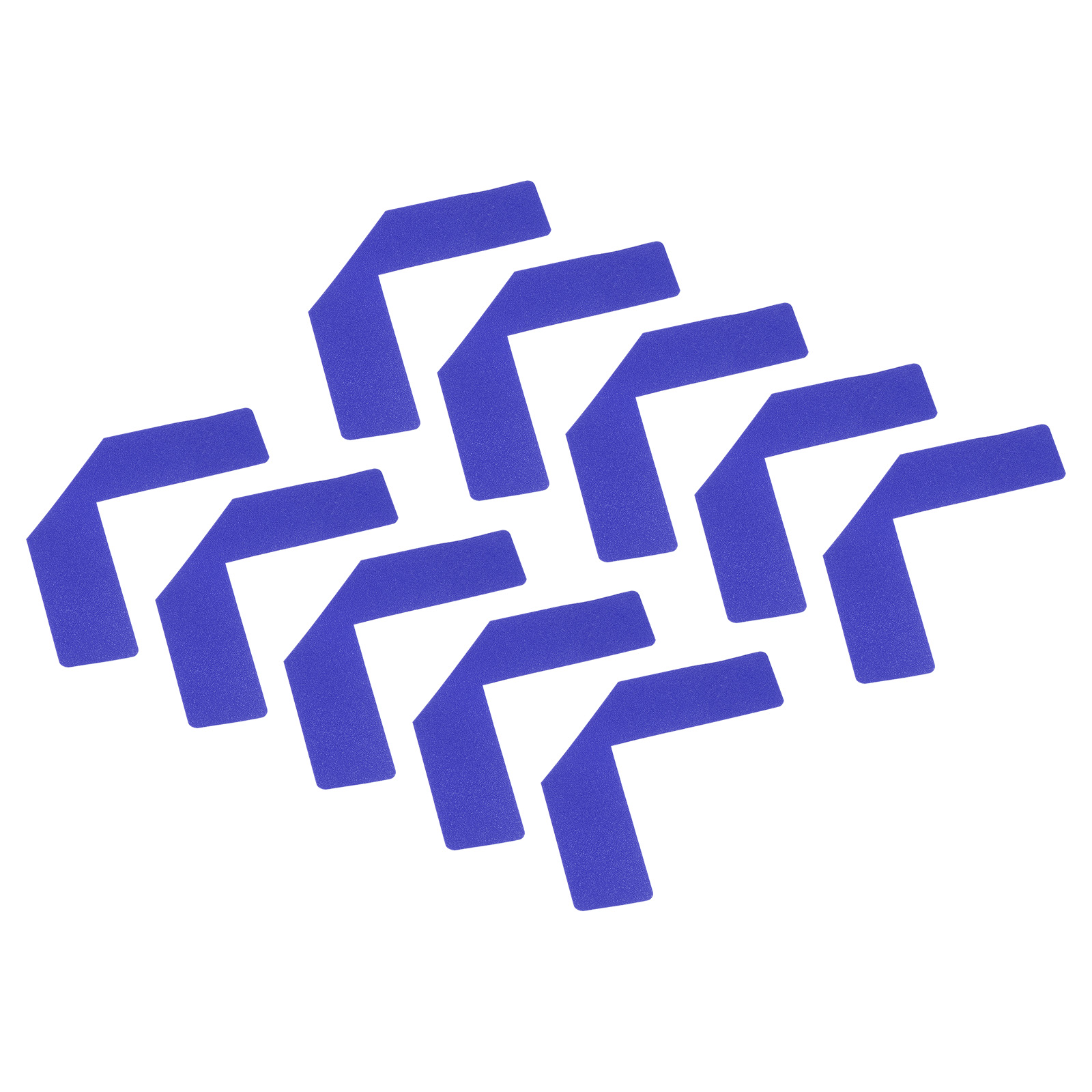 20 Stück 5S Standort Markierung Ecken - Rot 100x100x50mm Für Lager & Büro