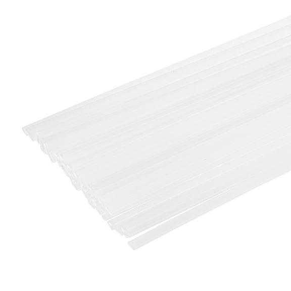 Uxcell 5set(10pcs) PP Plastic Welding Rods 40inch Welding Strips Welder Rods for Car Bumper Kayak Daily Repair Plastic Welder Car Bumpers, White
