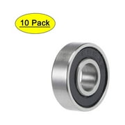 Uxcell 5x13x4mm 695-2RS Double Sealed P6 Ball Bearings Chrome Steel 10 Pack