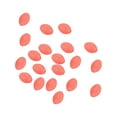 thumbnail image 1 of Uxcell 5x3.4mm Oval Soft Plastic Luminous Glow Fishing Beads Tackle Tool Red 200 Pieces, 1 of 5