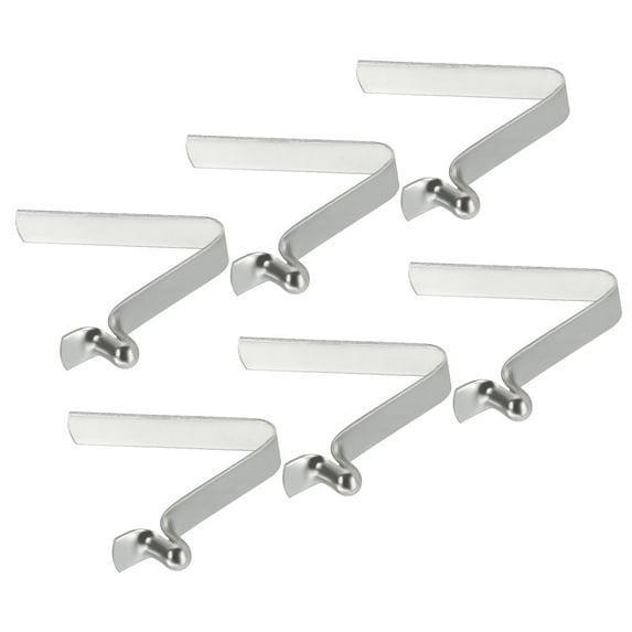 Uxcell 5x3mm Kayak Paddle Snaps, Hollow Button Single Pin Lock Tube Spring Clips for Tent Pole, 6 Pack