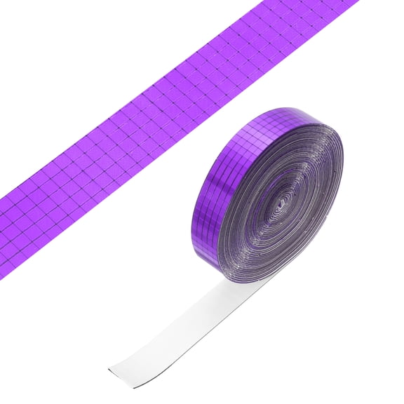 Uxcell 5x5mm Self Adhesive Mirrors Mosaic Tiles, 8000 Pcs Square Mini Glass Mosaic Disco Tile Sticker for DIY Craft Disco Ball Party Decoration, Purple