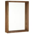 thumbnail image 1 of Uxcell 5x7 Wood Picture Frames, Double Sided Acrylic Plant Specimens Frame Brown, 1 of 5