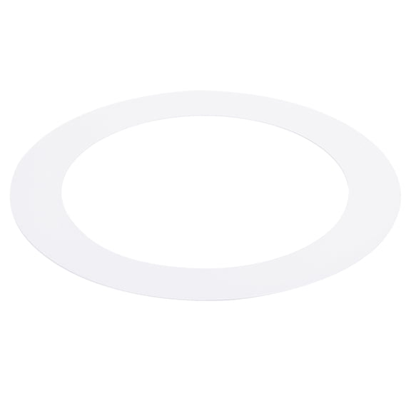 Uxcell 6.3" ID 10" OD Goof Rings for Recessed Light Gloss White Goof Trim Ring for Ceiling Wall Can Downlights
