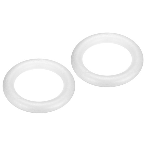 Uxcell 6.3 Inch Foam Wreath Forms Round Craft Rings for DIY Art Crafts ...