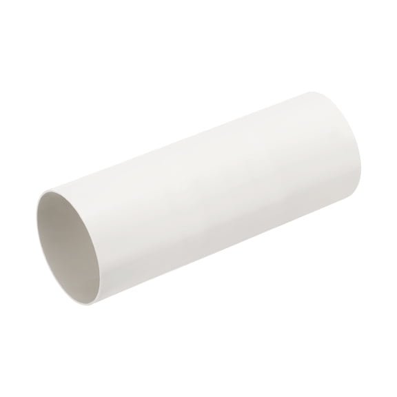 Uxcell 6.3" Inch Round Ventilation Duct, 12" Inch Long Plastic Pipe Replacement Supply Heating Cooling Ventilation AC System,