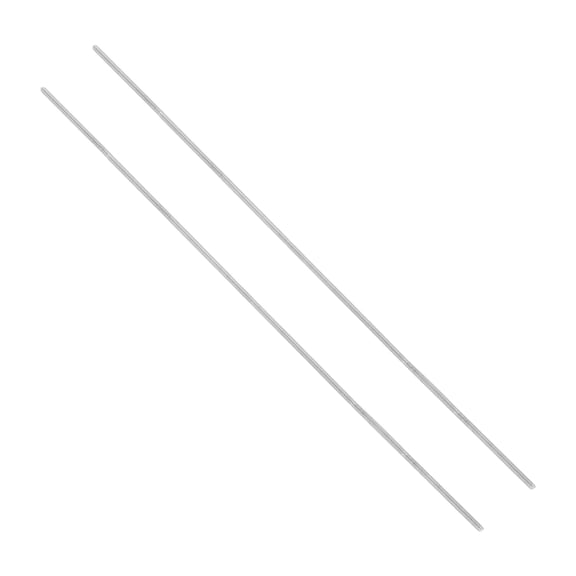 Uxcell #6-32 UNC 304 Stainless Steel Fully Threaded Rod, 2Pcs 15.7" Length Long Threaded Screw Right Hand Threads All Threaded Rod Studs for Anchoring Bolt, Clamps, Hangers and U-Bolts