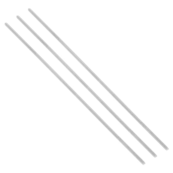 Uxcell #6-32 UNC 304 Stainless Steel Fully Threaded Rod, 3Pcs 7.9" Length Long Threaded Screw Right Hand Threads All Threaded Rod Studs for Anchoring Bolt, Clamps, Hangers and U-Bolts