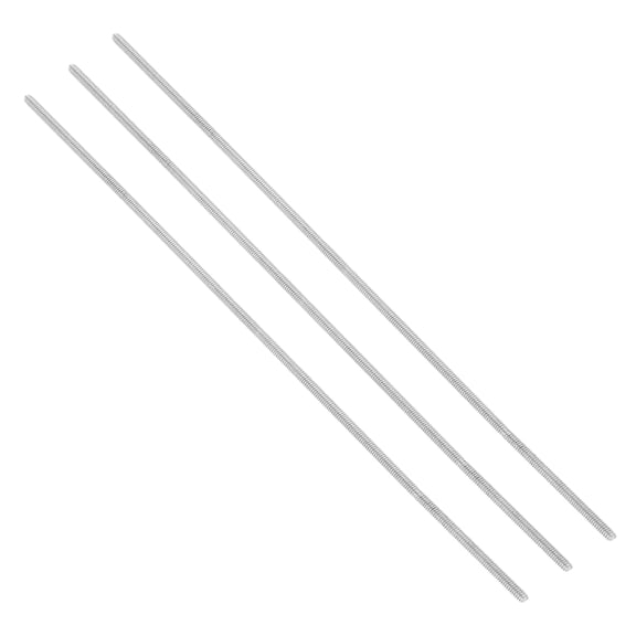 Uxcell #6-32 UNC 304 Stainless Steel Fully Threaded Rod, 3Pcs 9.8" Length Long Threaded Screw Right Hand Threads All Threaded Rod Studs for Anchoring Bolt, Clamps, Hangers and U-Bolts
