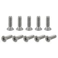 thumbnail image 1 of Uxcell 6#-32x1/2" Flat Head Machine Screws Phillips 304 Stainless Steel Polishing 200 Pack, 1 of 6