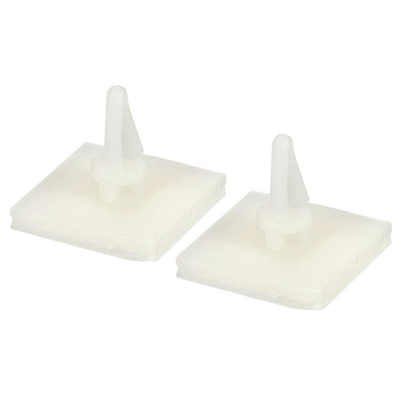 Uxcell 6.3mm Supporting Height Adhesive Standoff Reverse Mount Insulation Bracket White 10 Pack