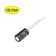 thumbnail image 1 of Uxcell 6.3x12mm 330uF 16V 105C High Temp Aluminum Electrolytic Capacitors 100 Pack, 1 of 5