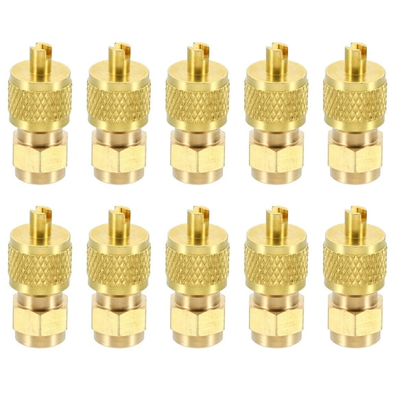Uxcell 6.4mm ID Service Access Valve, 10Pack Filling Access Valves  Core & Cap Remover
