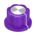 thumbnail image 1 of Uxcell 6.4mm Shaft Hole Potentiometer Volume Control Rotary Knobs Effect Pedal Knob Purple, 1 of 3