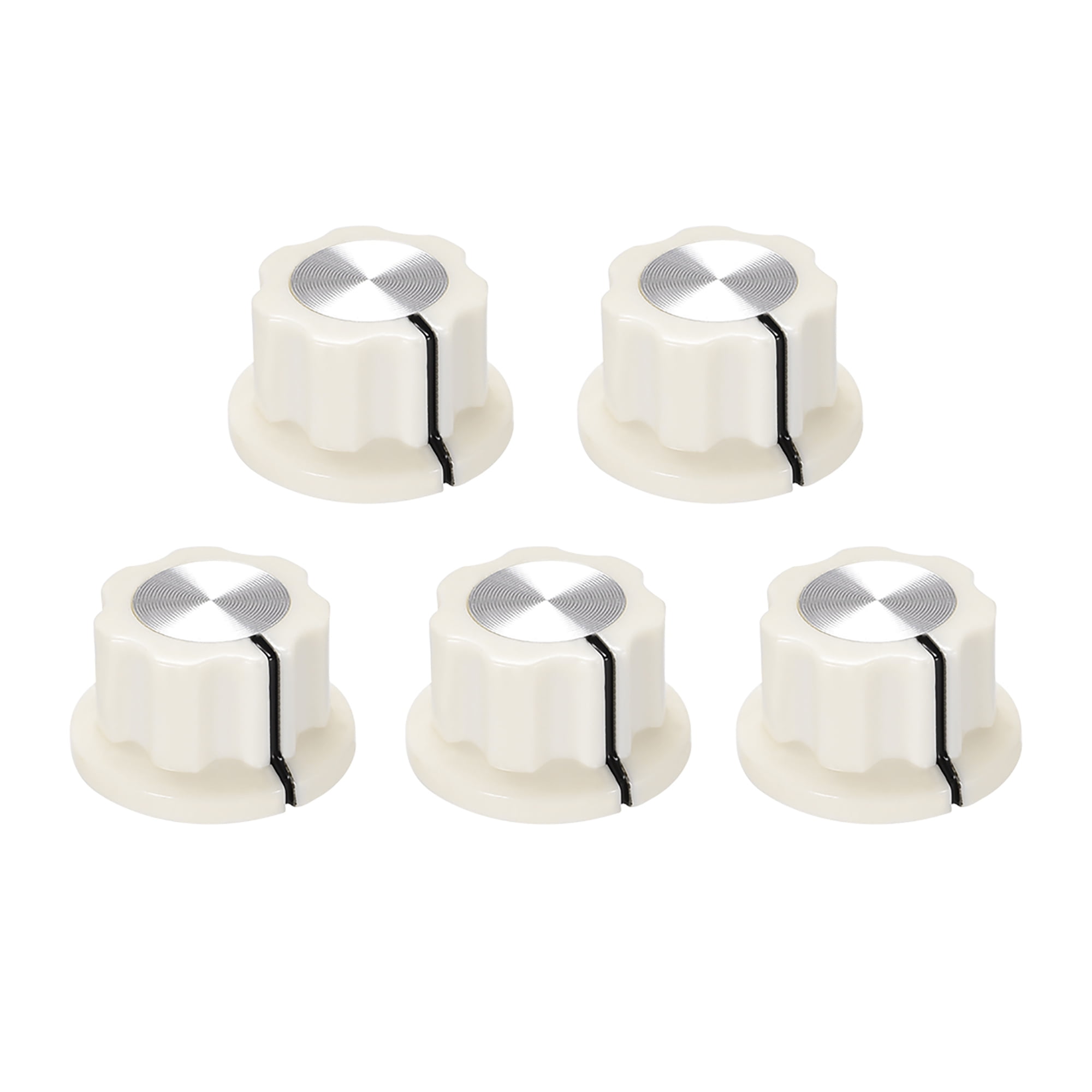 Uxcell 6.4mm Shaft Hole Potentiometer Volume Control Rotary Knobs