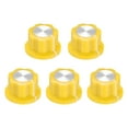 thumbnail image 1 of Uxcell 6.4mm Shaft Hole Potentiometer Volume Control Rotary Knobs Effect Pedal Knobs Yellow 5 pcs, 1 of 3