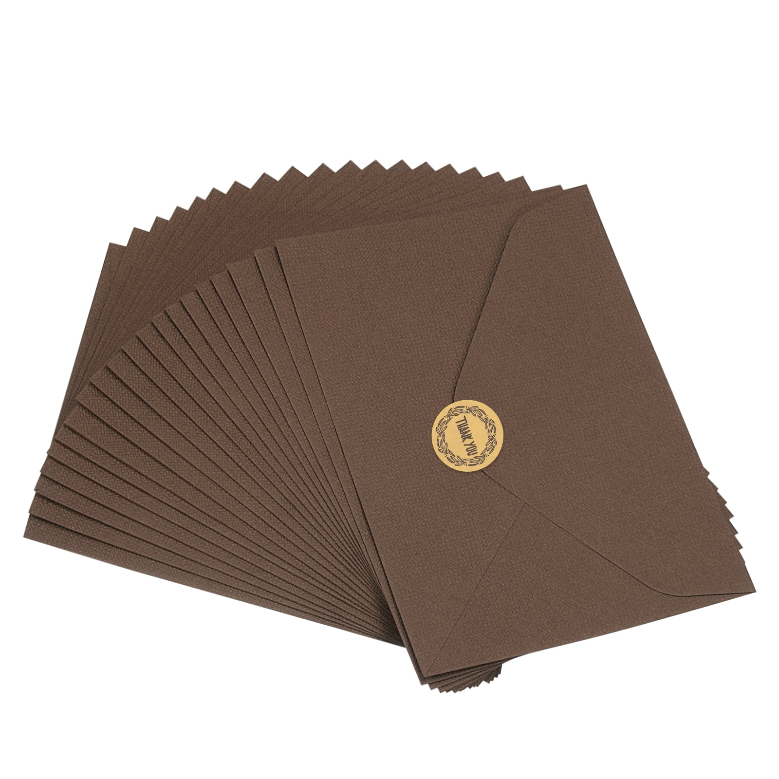 Uxcell 6.4x4.7" Gift Card Envelopes Set, 20 Set 120g V Flap Greeting